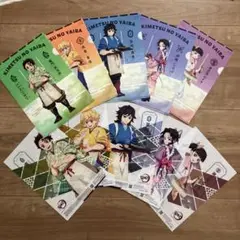 鬼滅の刃　クリアファイル オリジナルクリアポスター　全5種コンプリート