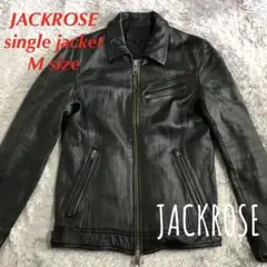 JACKROSE ジャックローズ ライダースジャケット レザージャケット M