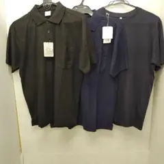 2075　新品タグ付きポロシャツ二枚　Tシャツ一枚セット