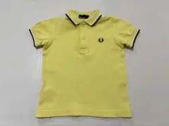 2ー3歳サイズ　FRED PERRY 半袖ポロシャツ　黄色　 フレッドペリー