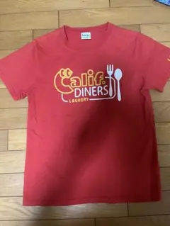 Calif Diners 赤 ミニTシャツ Sサイズ