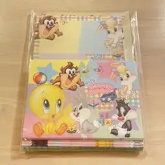 平成レトロ　平成文具　トゥイーティー　レターセット