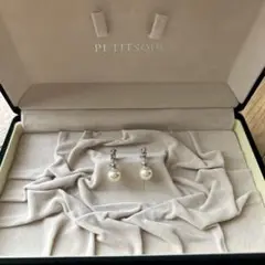 PETITSOIR パール フック式イヤリング