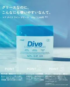 早い者勝ち！新品未使用品Coreダイブグリース2個セット コア ダイブ ライト グリース 170g サロン専売 美容室専売 ヘア