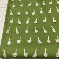 オックス生地　50cm アヒル