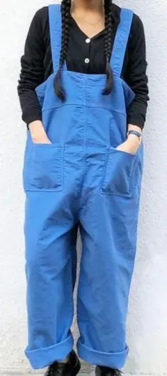 ICHI モールスキンワークサロペット