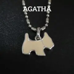 【匿名配送】 AGATHA アガタ ネックレス シルバー SV925 DOG