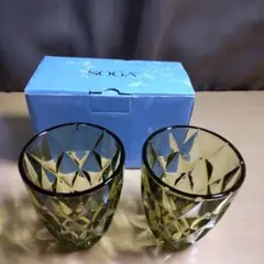 SOGA 　ガラスコップ　 2個セット