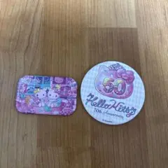 ハローキティ 50周年記念 ピンバッジ2個セット