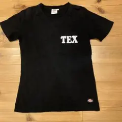 Dickies TEX ポケット付き黒Tシャツ