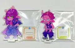 銀河特急ミルキー☆サブウェイ アクリルスタンド SDアカネ+SDカナタ セット