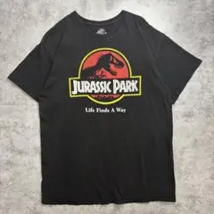 ジュラシックパーク “Life Finds A Way” ロゴTシャツ Lサイズ