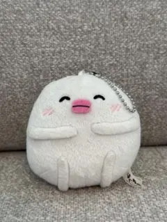 初期汚れあり　はぐちさん ボールチェーン付きぬいぐるみ