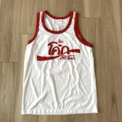 【未使用品】タイ コカ・コーラ タンクトップ ノースリーブ Cola tシャツ
