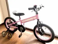 【廃盤】HUMMER 子供 自転車 16インチ ピンク