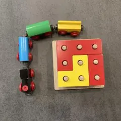 子供のためのモンテッソーリ教育パズル1〜3歳の赤ちゃんのための木製ジグソーパズル