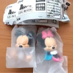 肩ズンディズニーキャラクターガチャ　ガチャガチャ　ミッキーマウス　ミニーマウス