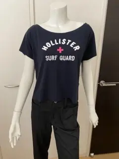Hollister サーフガード 半袖Tシャツ ネイビー