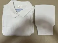 アプロン　白衣 ワンピース　ナース　S 帽子付