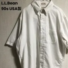90s USA製 L.L.Bean BDシャツ 半袖