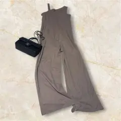 即購入OK‼️GUグレージュワンショルダー オールインワン