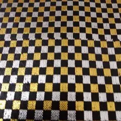 金蘭生地　ハギレ　市松模様　51×55㎝