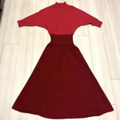 美品✨FRAY ID ウール カシミヤ ニットワンピース