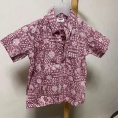 ユニクロ　120 半袖　Tシャツ　赤