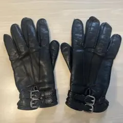 Dolce & Gabbana ドルチェアンドガッバーナ ブラックレザー手袋
