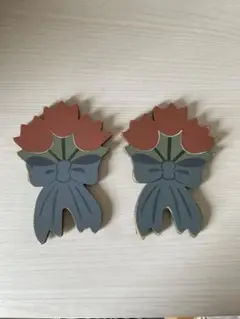 ⭐︎人気⭐︎ 木製チューリップ　壁掛　置物　カントリー　未使用品