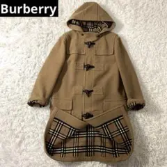 ☆極美品☆ Burberry ダッフルコート ノバチェック ウール100%