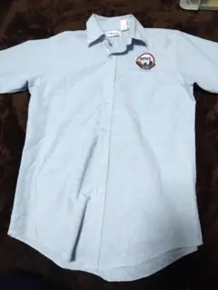 アメリカ製　MARK TWAIN RPHS 半袖シャツ S 水色