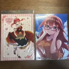 五等分の花嫁 中野五月 クリアファイル 2枚セット