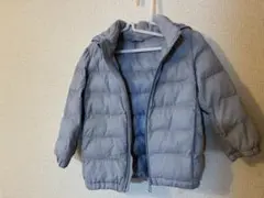 美品♡UNIQLO♡水色♡ダウン♡100