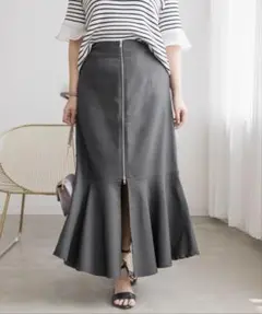 フロントジップマーメイドスカート【値段交渉可】