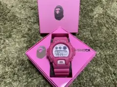 G-SHOCK×ア ベイシング エイプ DW-6900 ピンク BAPE エイプ