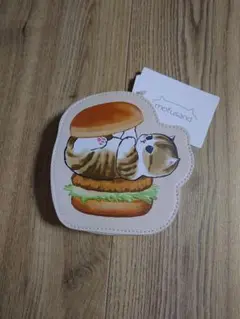 【新品未使用】mofusand ハンバーガーにゃん コインケース