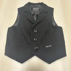 COMME CA ISM ブラック ベスト 90㎝