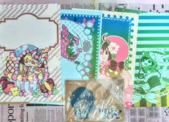 自作創作イラストのB5便箋＋ケアシールセット