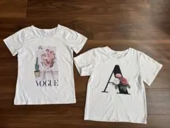 ガールズTシャツ2枚セット 100〜110