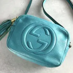 美品✨ GUCCI ショルダーバック ターコイズ ソーホー