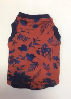 ☆花影タンク 緋色 2S ハンドメイド 犬服☆