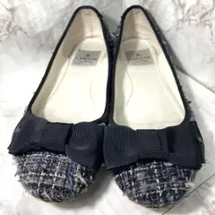 ☆レア‼︎ LANVIN フラットシューズ 23.5cm チェック柄