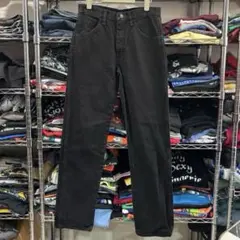 USA古着 ラスラー ブラックデニムパンツ W30