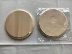トールペイント白木Ｃ 小型丸形✕2個セット