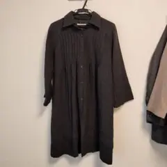 黒　ワンピース　上着　羽織