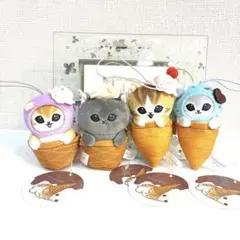 mofusand モフサンド　アイスにゃんマスコット 全4種セット