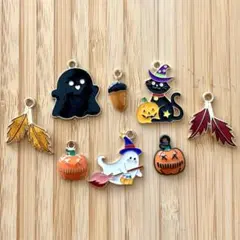 ハロウィン ハロウィーン Halloween チャーム カボチャ 黒猫