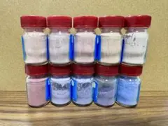 サンアート　陶芸用上絵具 ピンク系/紫系 10色セット 15g 絵付け　絵の具