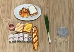 ミニチュア フード セット パン ネギ ビール